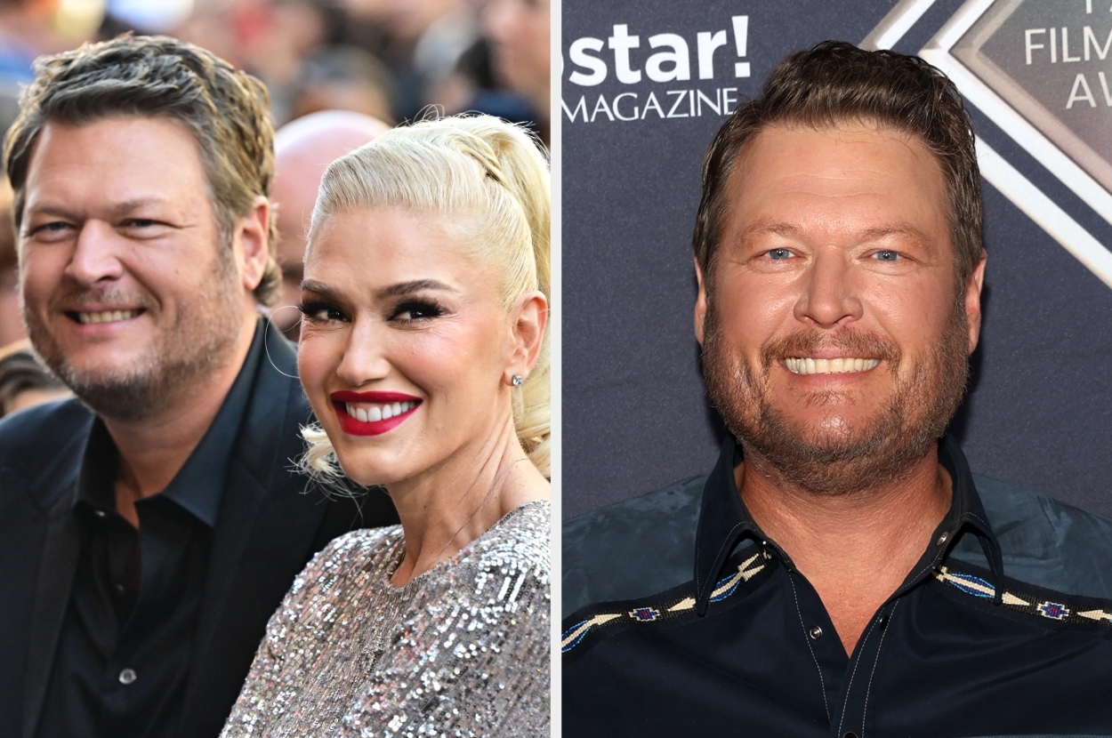 Two smiling individuals posing together at an event; one in a sequined outfit, the other with short hair and a casual jacket