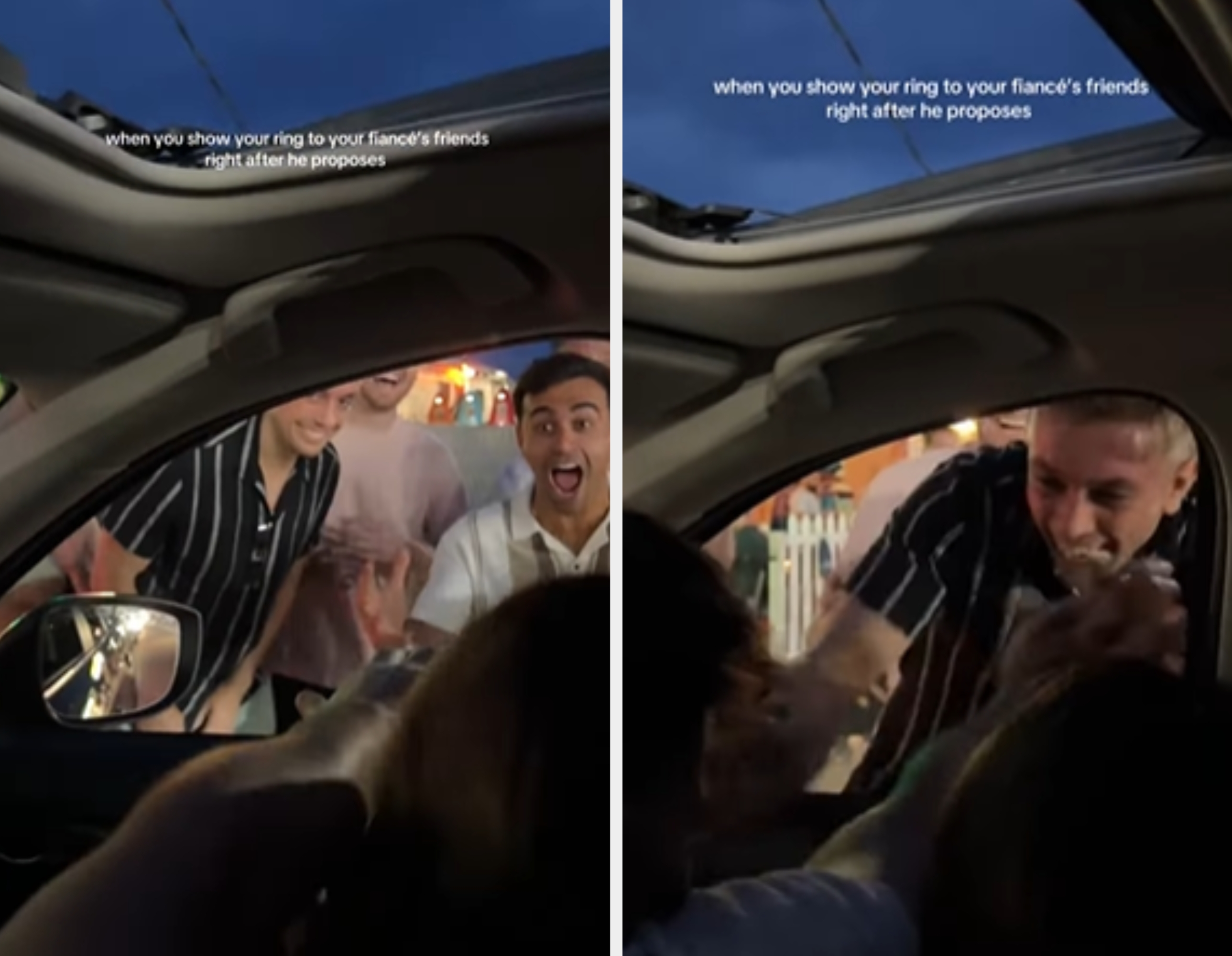  "when you amusement   your ringing  to your fiancé’s friends..."