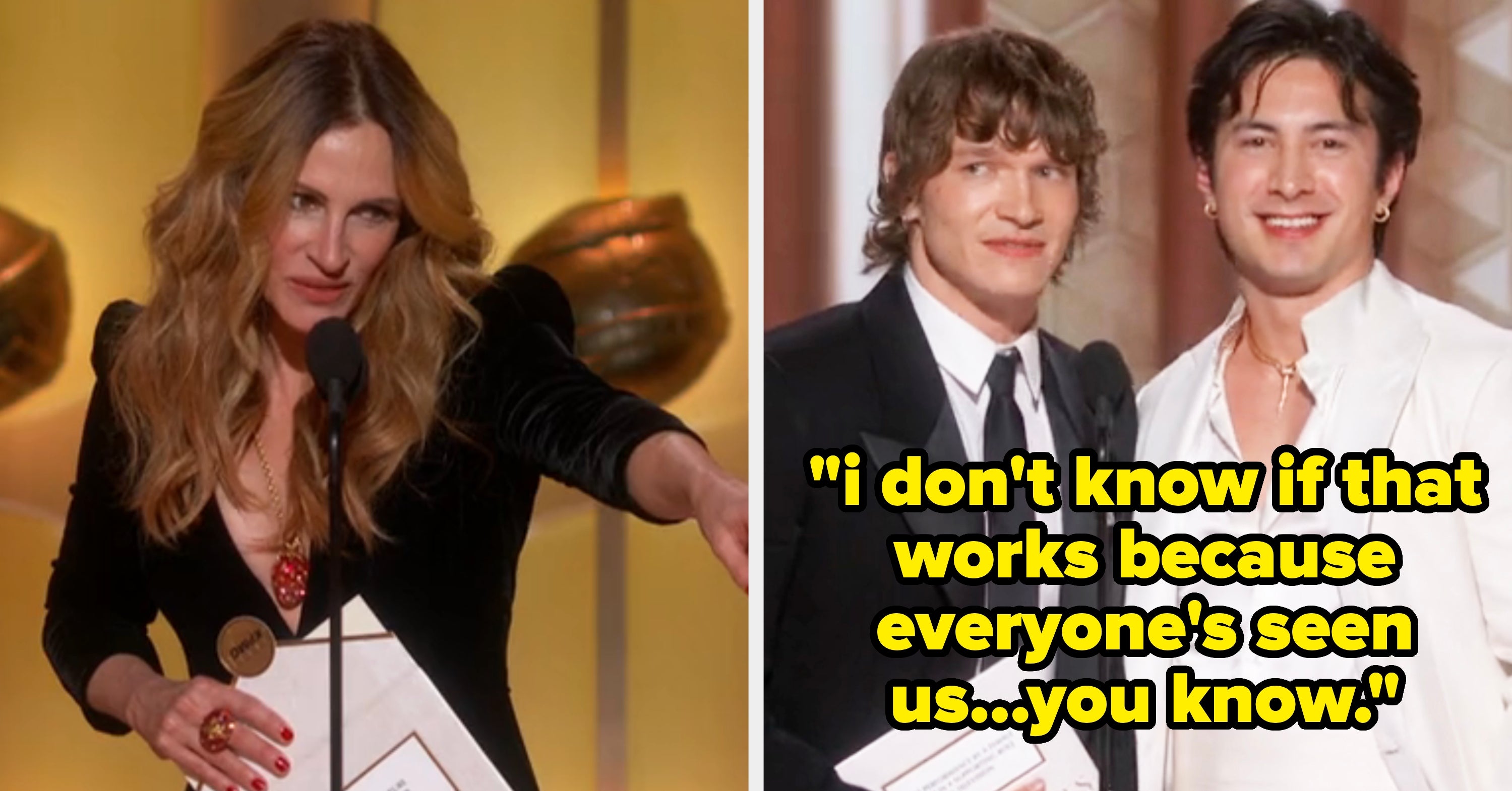 A Miley Cyrus And Selena Gomez Reunion, And More Moments You Might've Missed On Stage, In The Audience, And More At This Year's Golden Globes