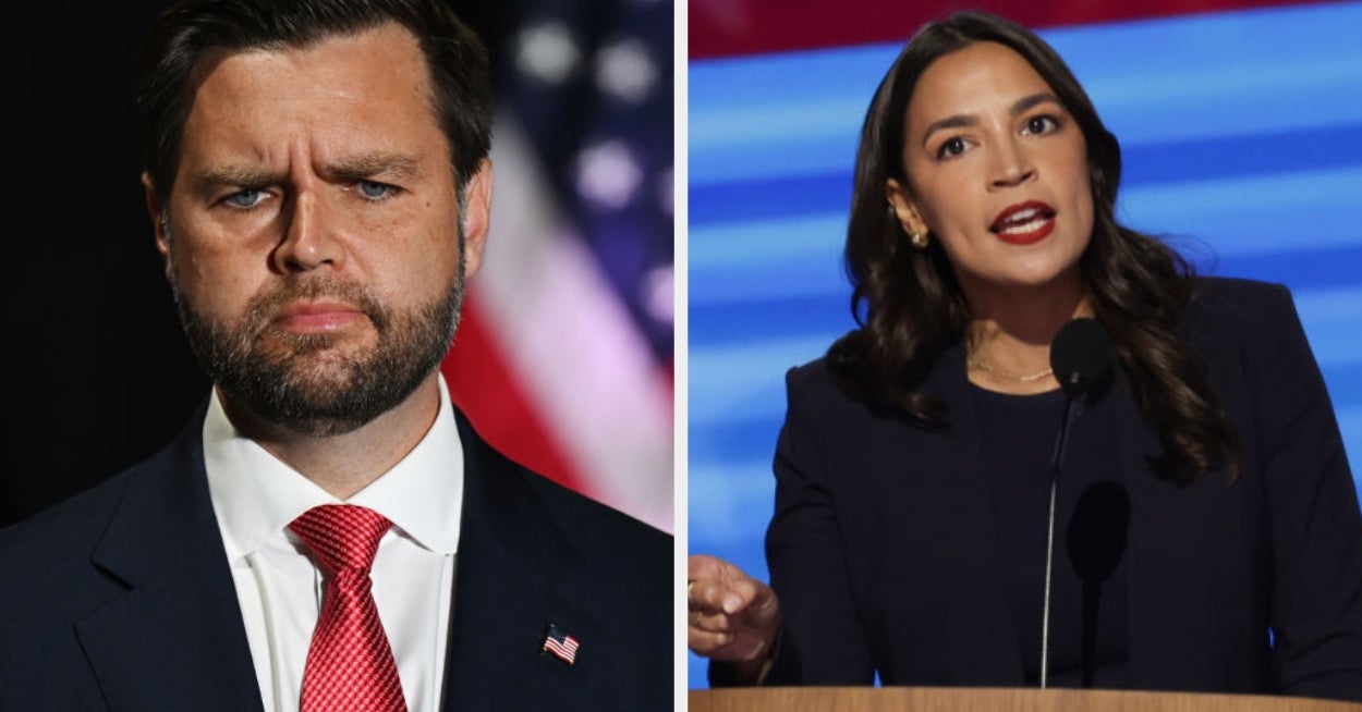 AOC Is Going Viral For Drawing A Stark Contrast Between Herself And JD Vance
