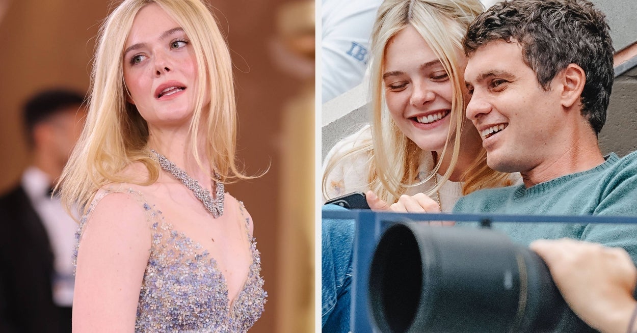 These Photos Of Elle Fanning (5’9”) And Her Boyfriend At The Golden Globes Are Going Viral Because People Are Shocked At Their Visible Height Difference