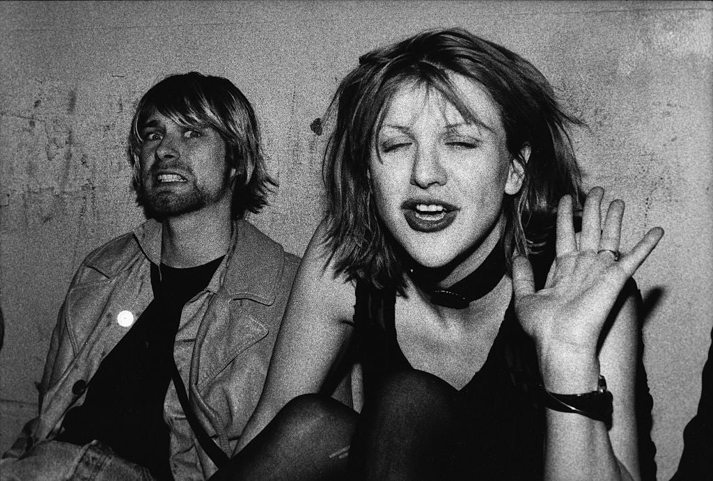 Kurt Cobain and Courtney Love successful  1992