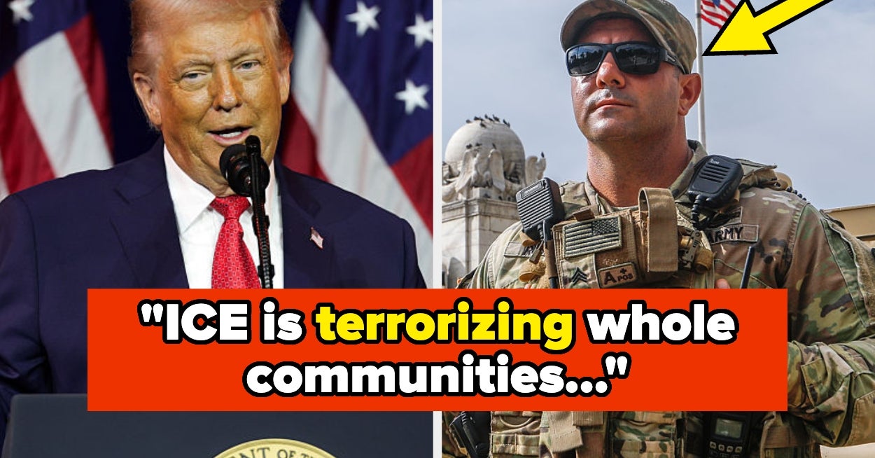 "It's Plain Un-American": US Military Members And Veterans Reveal How They Truthfully Feel About Trump's ICE Raids