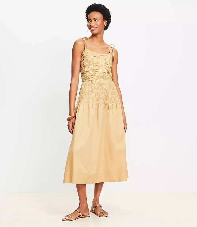 knee length dresses for ladies Dark Green Midi Slip Dress Dark Green / US 2
