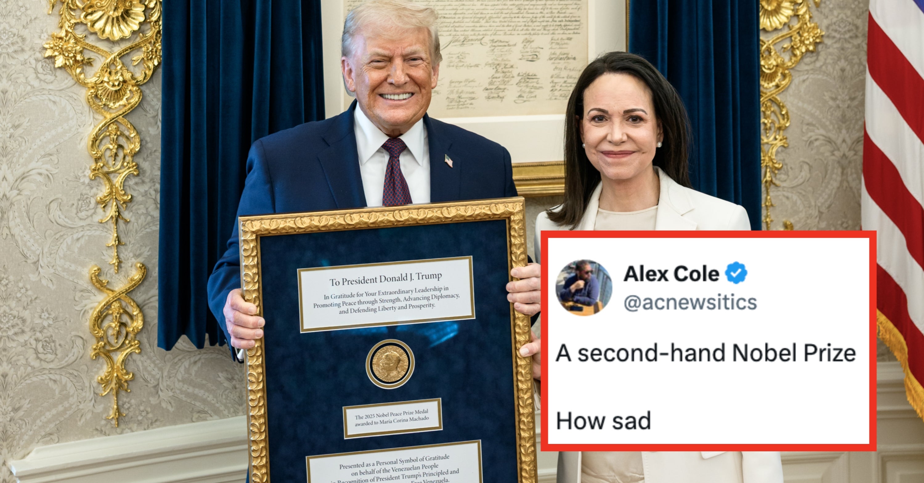 These Jokes About Donald Trump's Nobel Peace Prize Are Way Funnier Than They Should Be