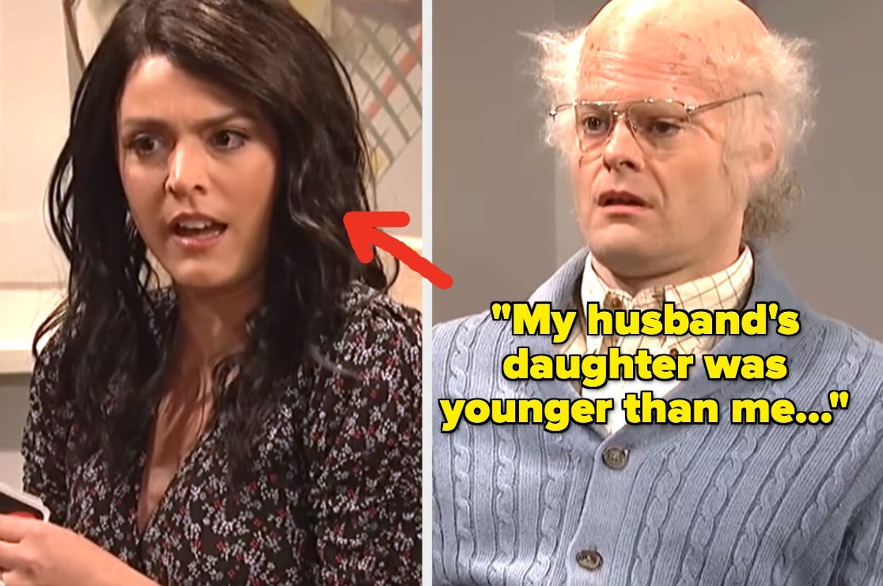 Cecily Strong and Bill Hader on "SNL"