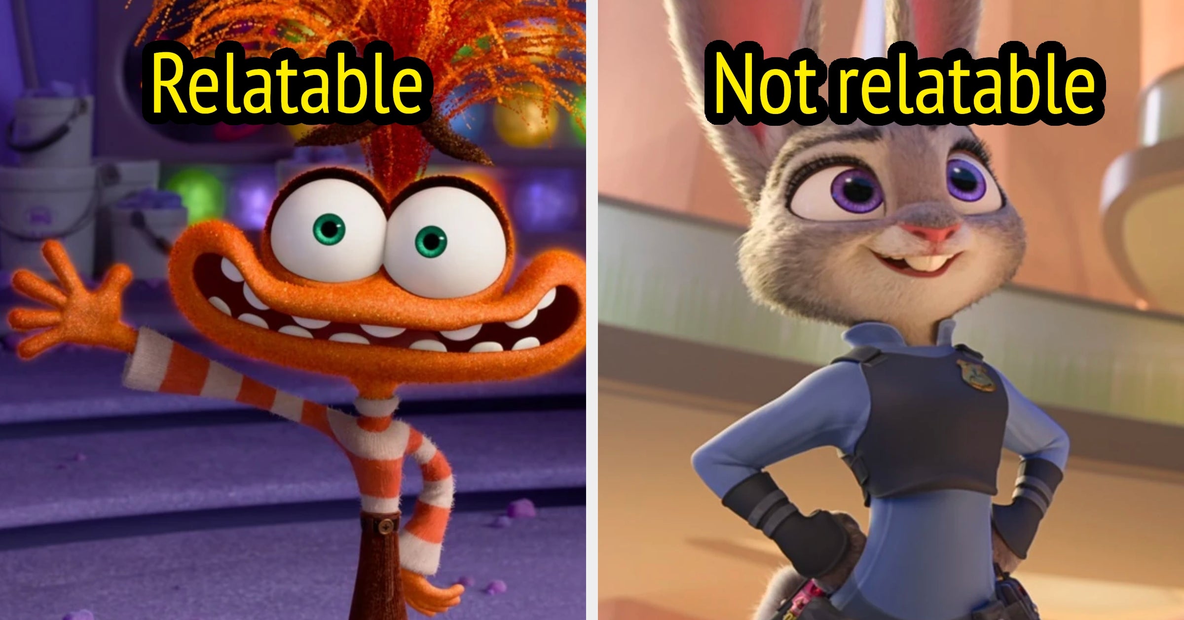 How Relatable Are These Disney And Pixar Characters?