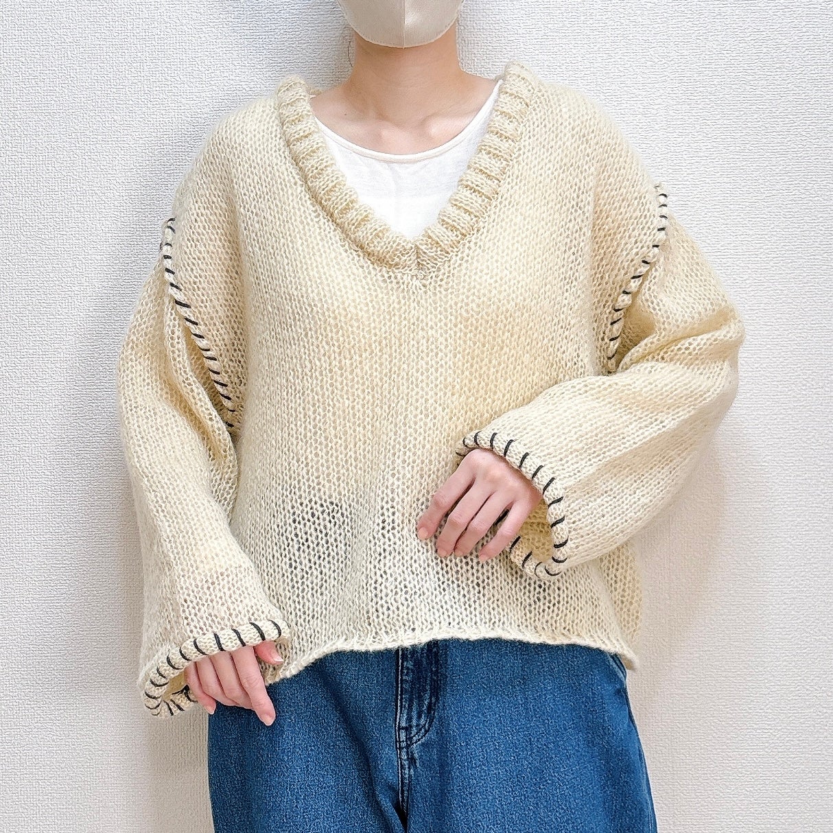 not conventionnal sweater ハンドステッチ ニット 【公式通販】