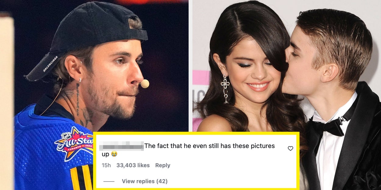 Justin Bieber’s Instagram Account Allegedly “Liked” A Comment Under A Decade-Old Photo Of Him And Selena Gomez Kissing
