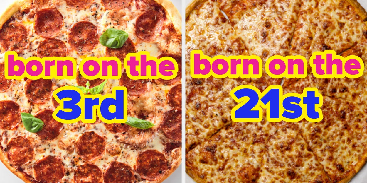 Customize A Personal Pizza Pie And I'll, No Joke, Guess Your Exact Birth Date
