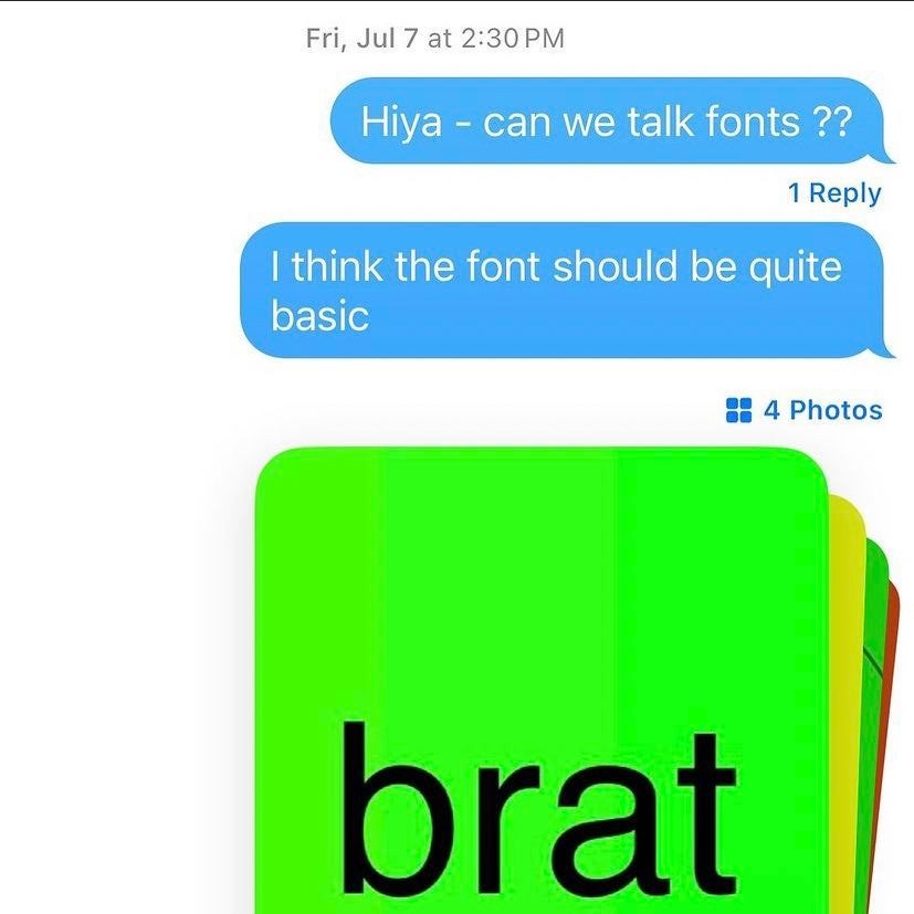 Text connection   speech   astir  fonts, suggesting the prime  should beryllium  basic. Four images beneath  text