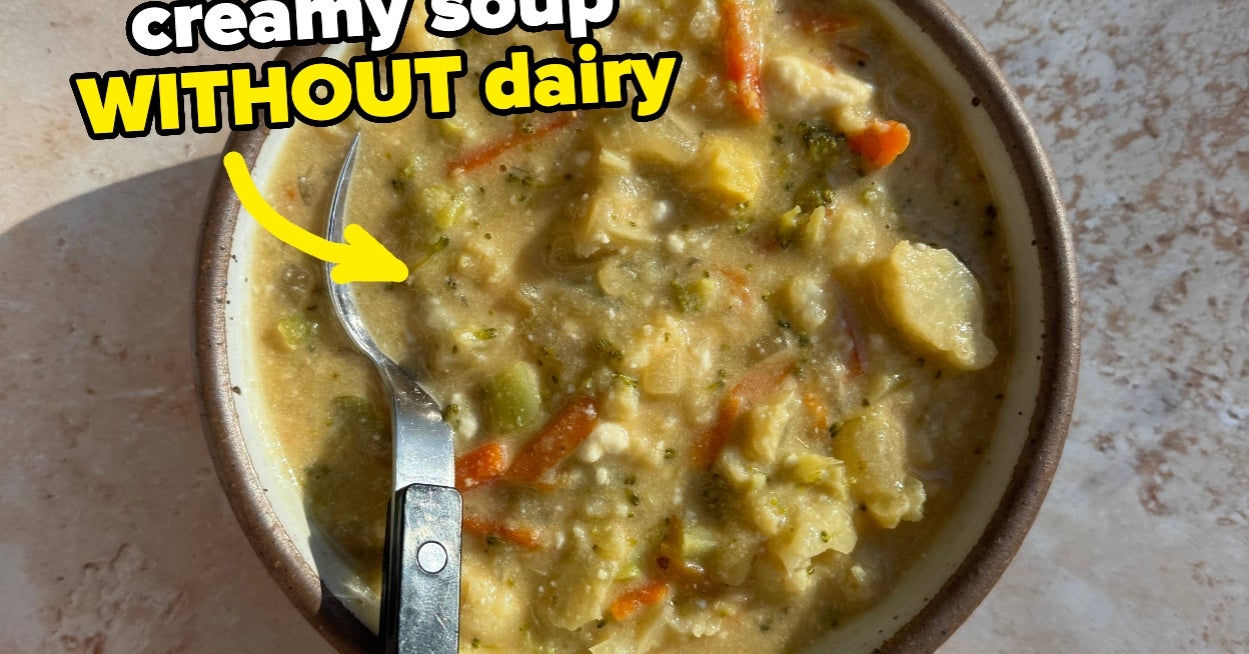 This Simple Hack Makes Soups And Sauces Creamy Without Dairy (And Adds A Nice Protein Boost)