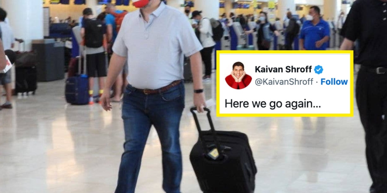 Ted Cruz Was Spotted Traveling To California Ahead Of Rare Texas Ice Storm