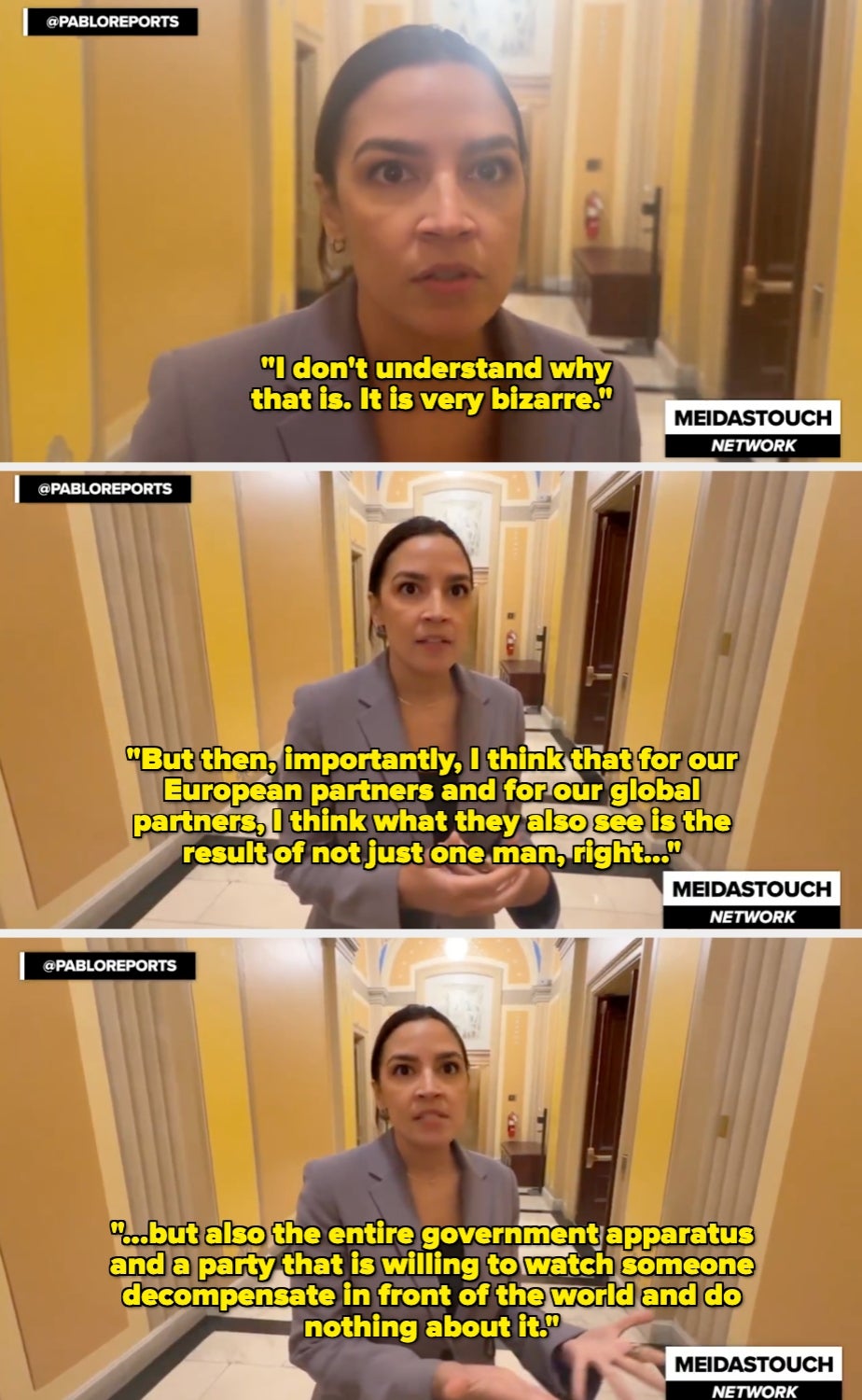 Viral: AOC Replies To Question On Trump's Cognitive Decline