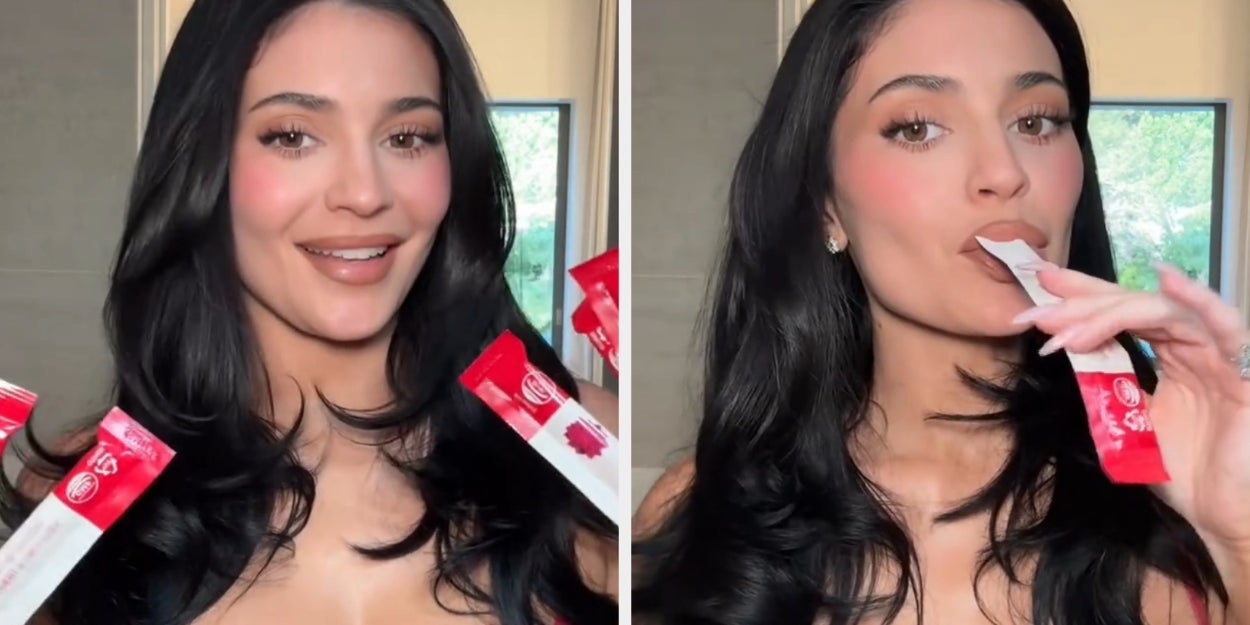 Kylie Jenner Is Being Called Out For Promoting The Viral “Cutting Jelly” That Has Been Described As “Korean Ozempic”
