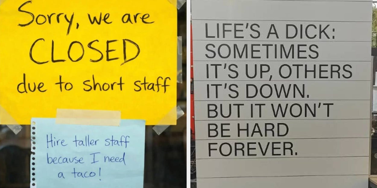 The way I just lost it scrolling through these 18 signs that are comedy gold 😂