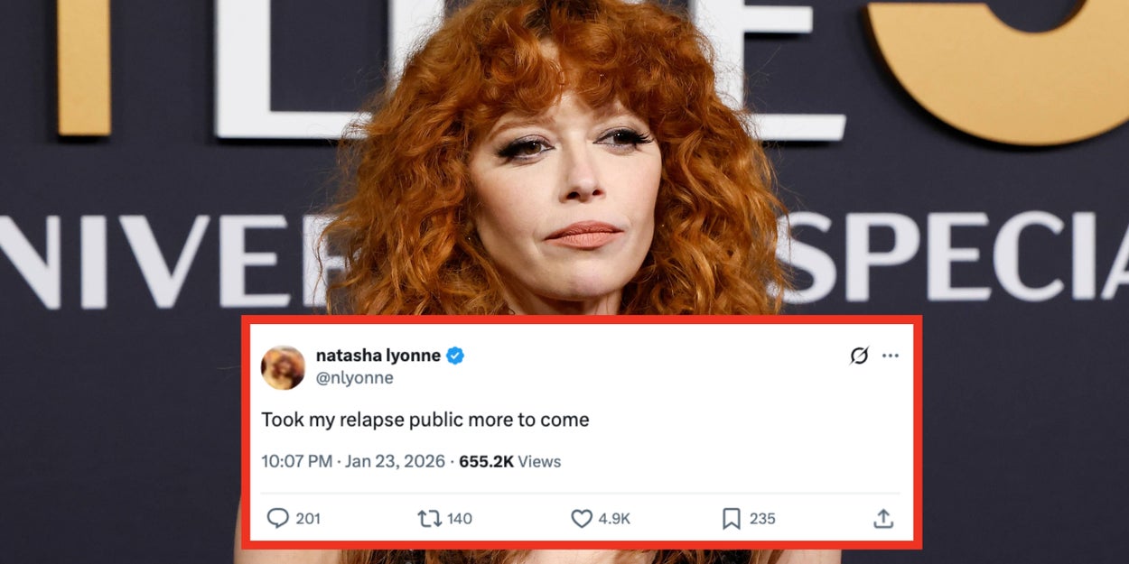 "I Needed To See This": People Are Praising Natasha Lyonne's Honest Post About Relapsing After Years Of Sobriety