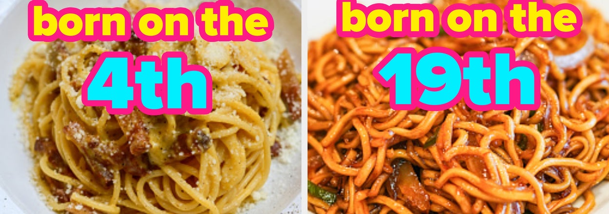 Eat Nothing But Noodles And We'll Guess Your Birth Date