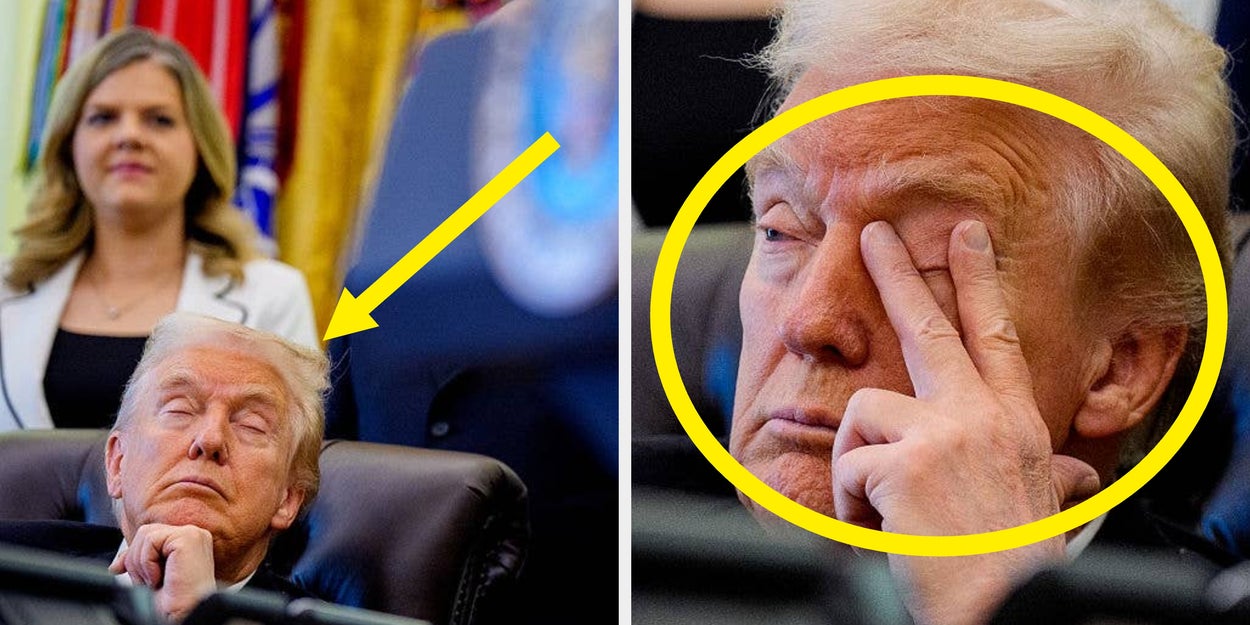 Donald Trump Came Up With A Strange New Reason For Always Closing His Eyes
