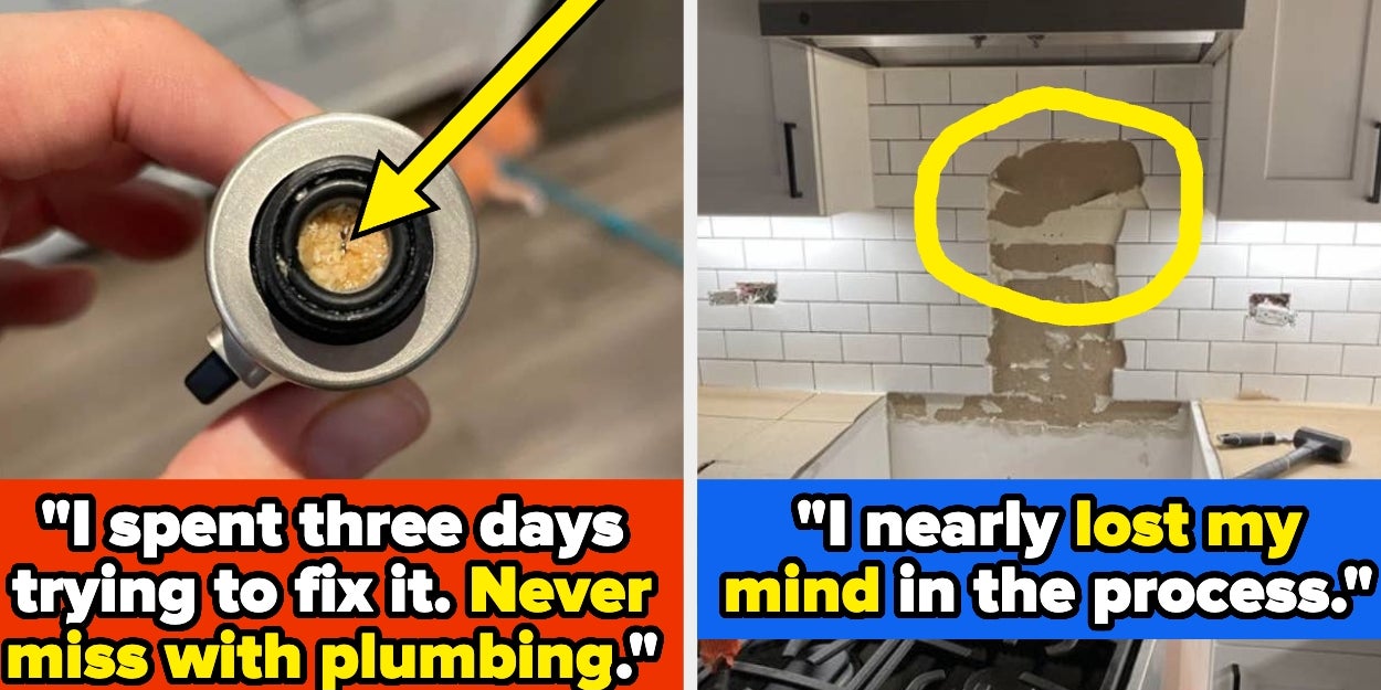 Homeowners Are Sharing The "Stressful" DIY Projects They 100% Wish They Hired An Expert For