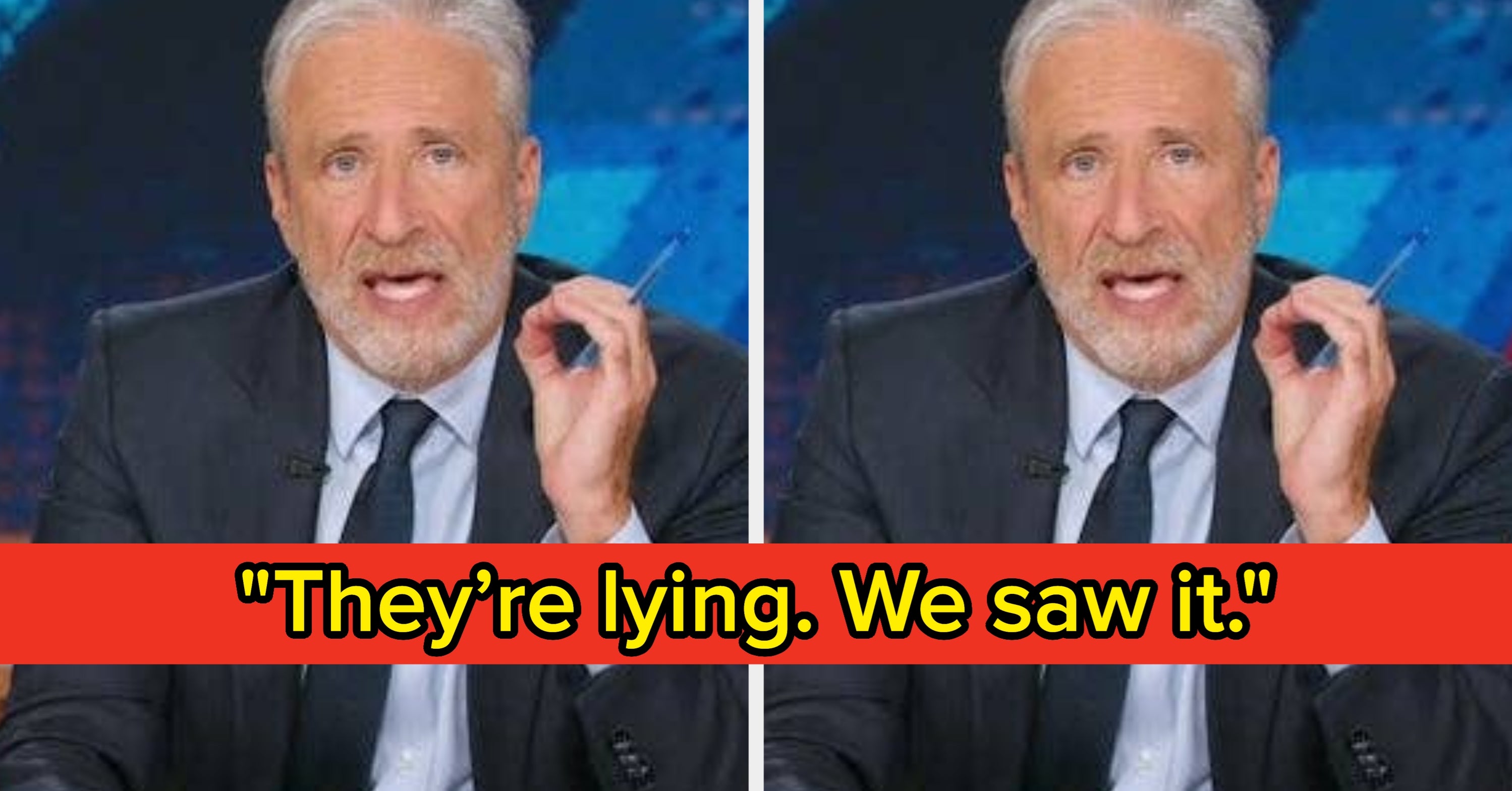 Jon Stewart Had This 1 Devastating Observation About Trump's Minneapolis "Lies"