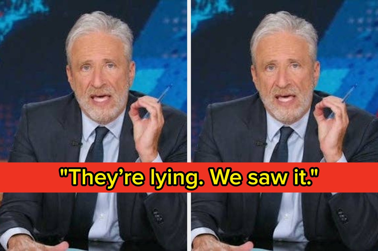 Jon Stewart Had This 1 Devastating Observation About Trump's Minneapolis "Lies"