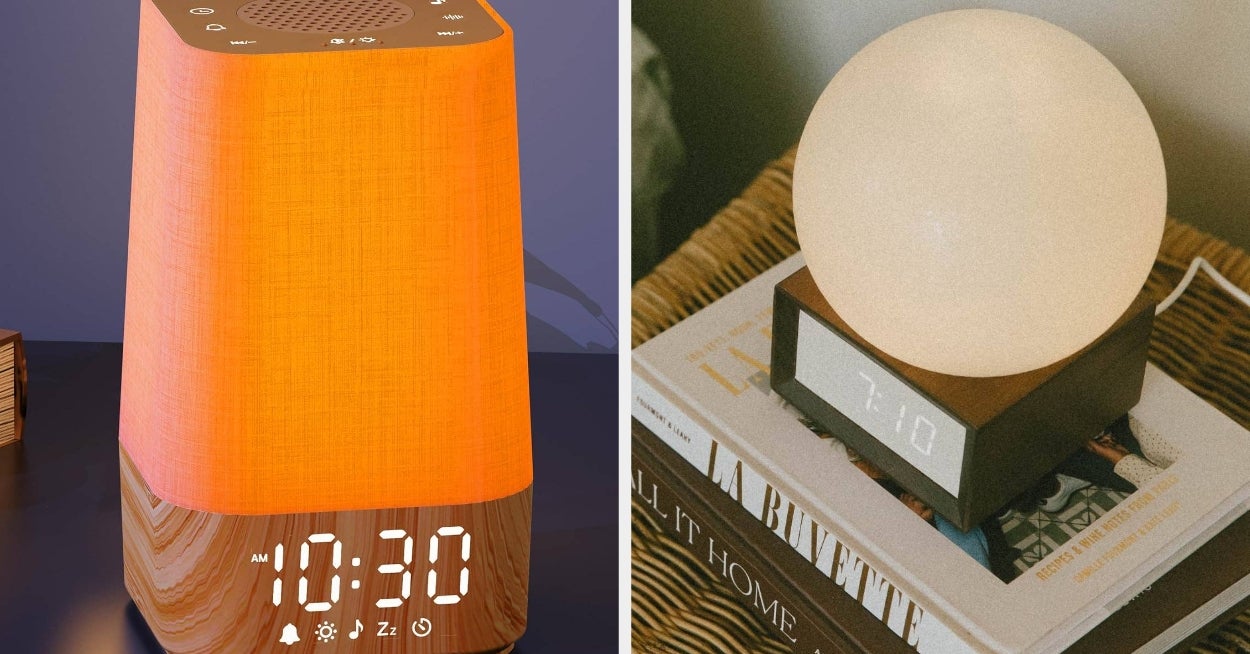 13 Sunrise Lamp Alarm Clocks That Just Might Make You A Morning Person
