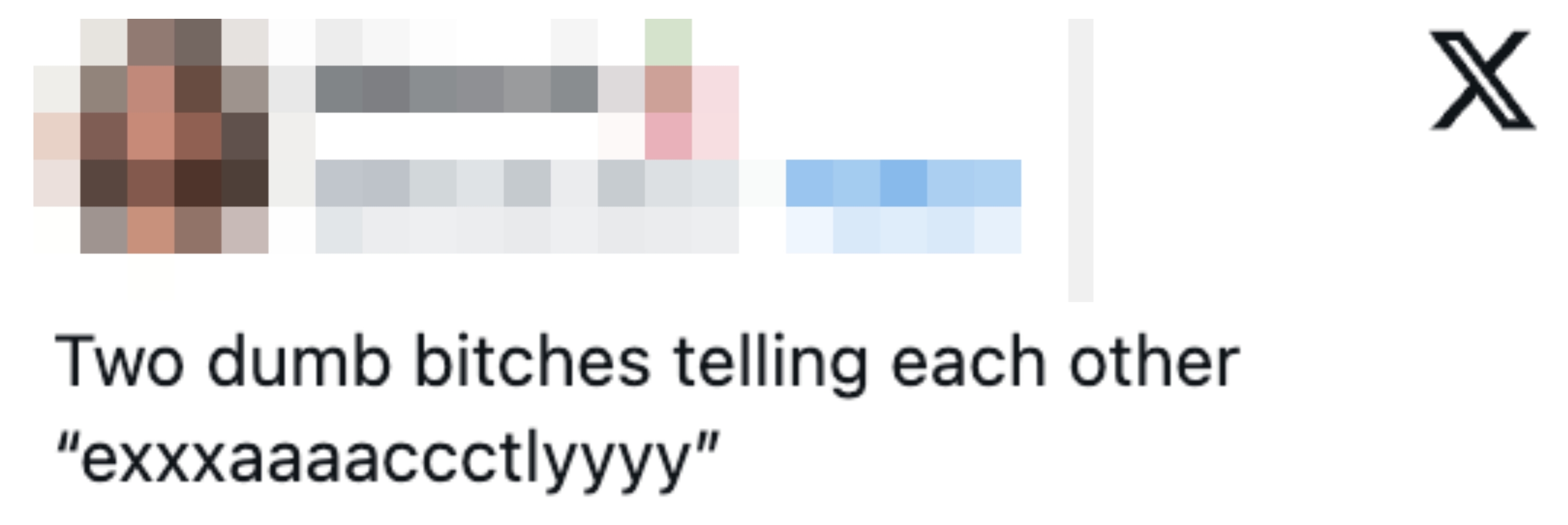 Skjermbilde av en tweet av Rebecah som sa: 