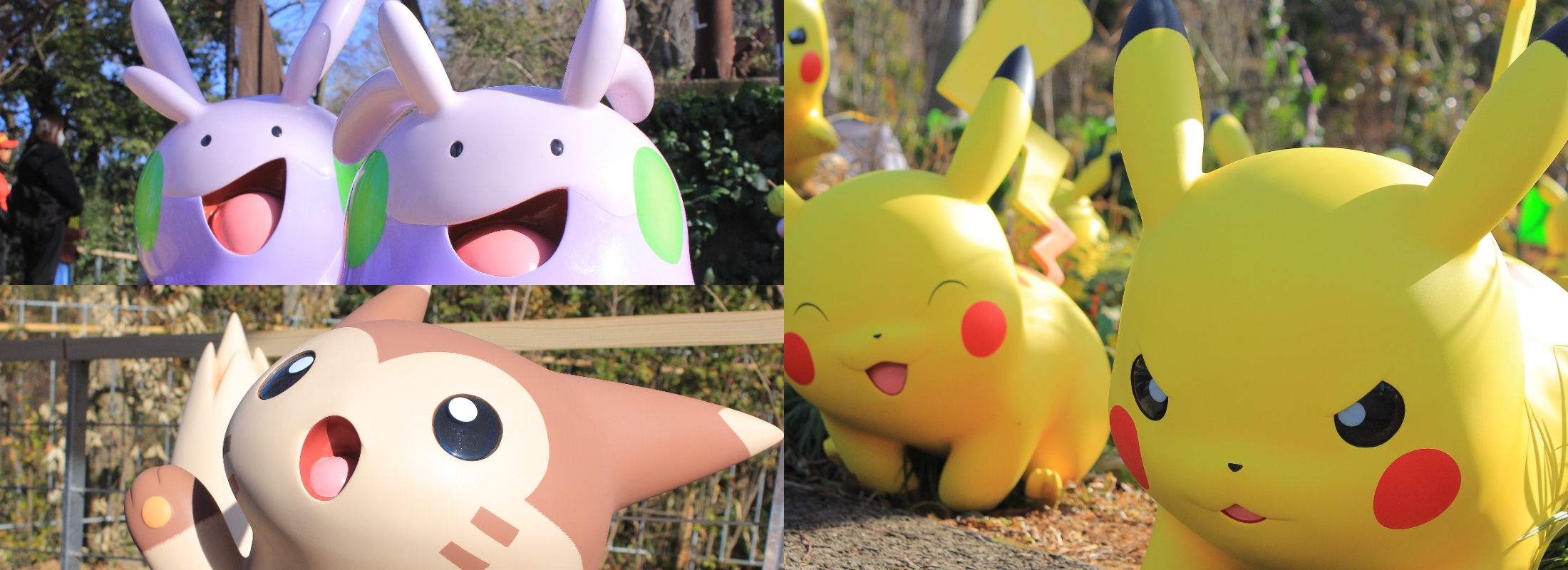 『ポケパーク カントー』で撮影したポケモンたち（BuzzFeed Japan）