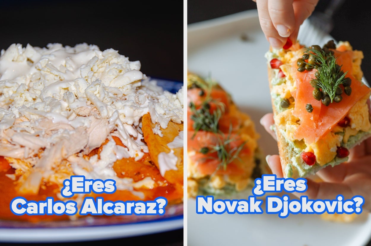 Elige un desayuno para cada día de la semana y te diré si vibras como Carlos Alcaraz o Novak Djokovic