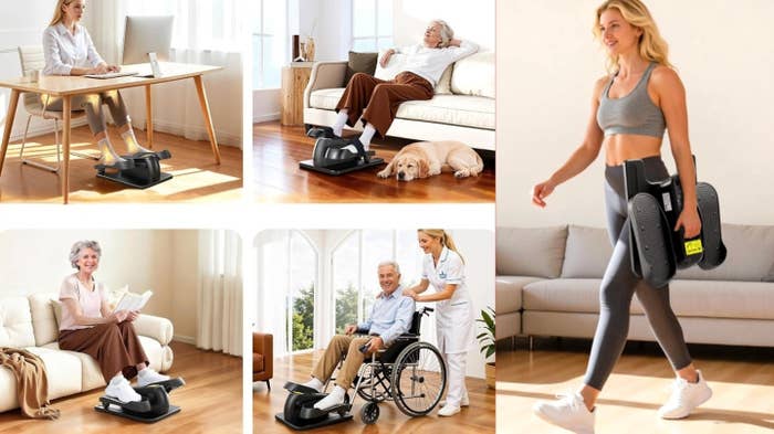 Portability Exercise Sample Save 30% On This Game-Changing Mini Elliptical