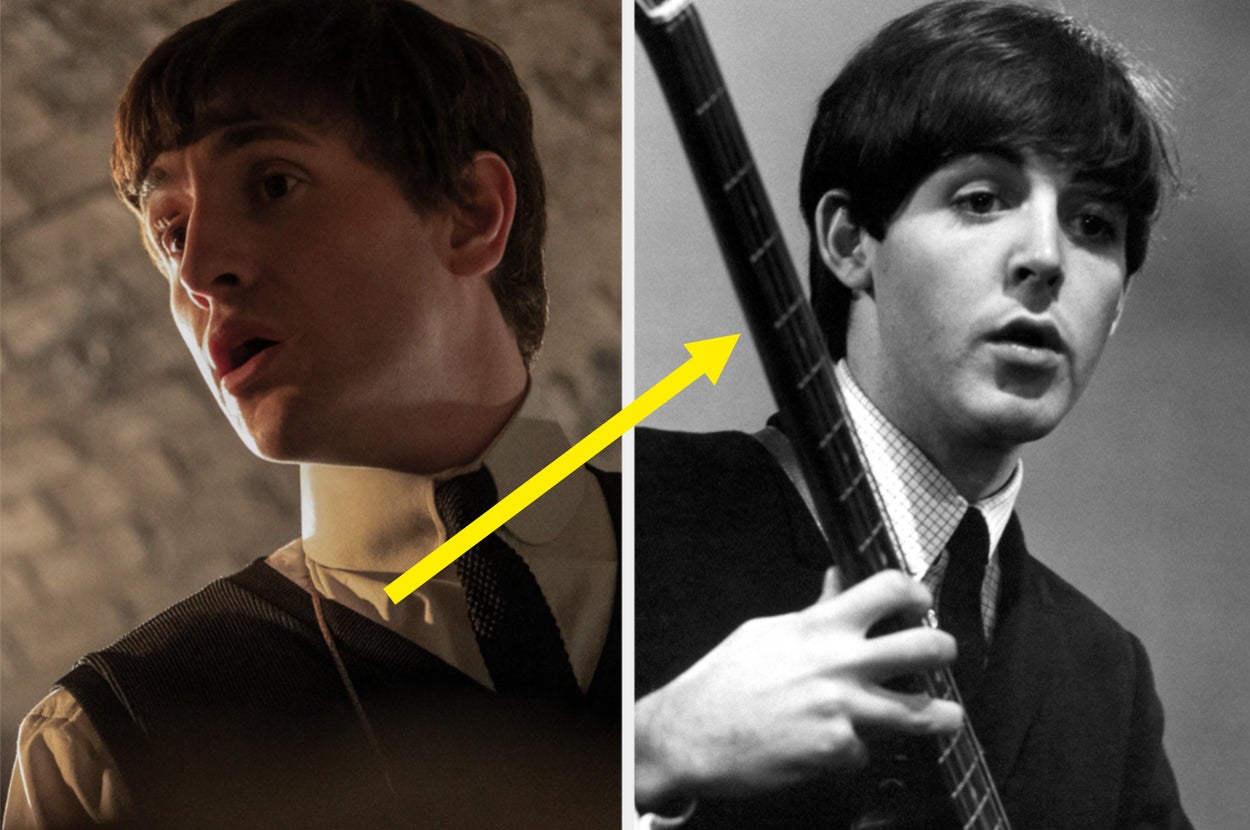 Here's What The Stars Of The Beatles Biopics Look Like Side-By-Side With The Real Fab Four
