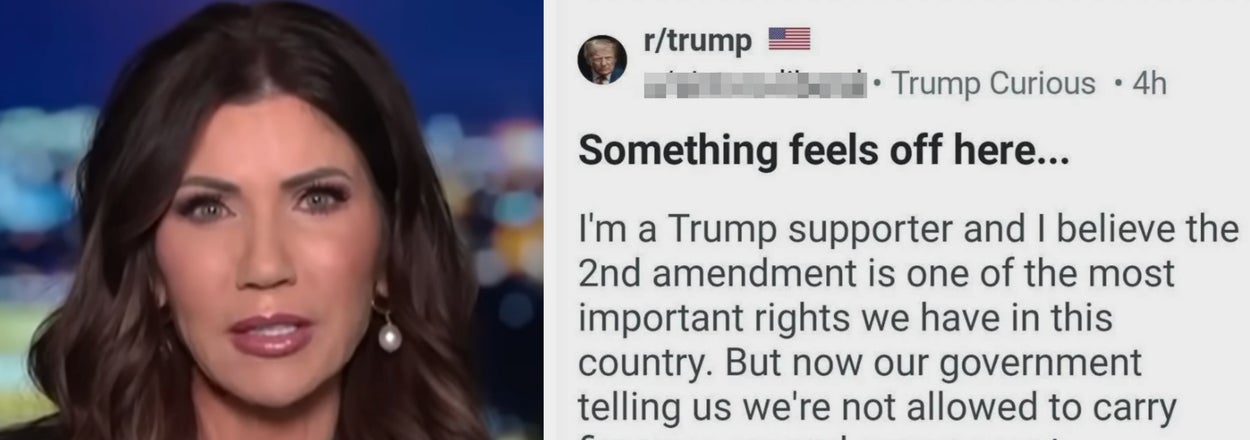 Pro-Second Amendment Supporters Are Reacting To Kristi Noem's Comments About Armed Protestors Not Being "Peaceful," And Their Responses Are Brutally Honest