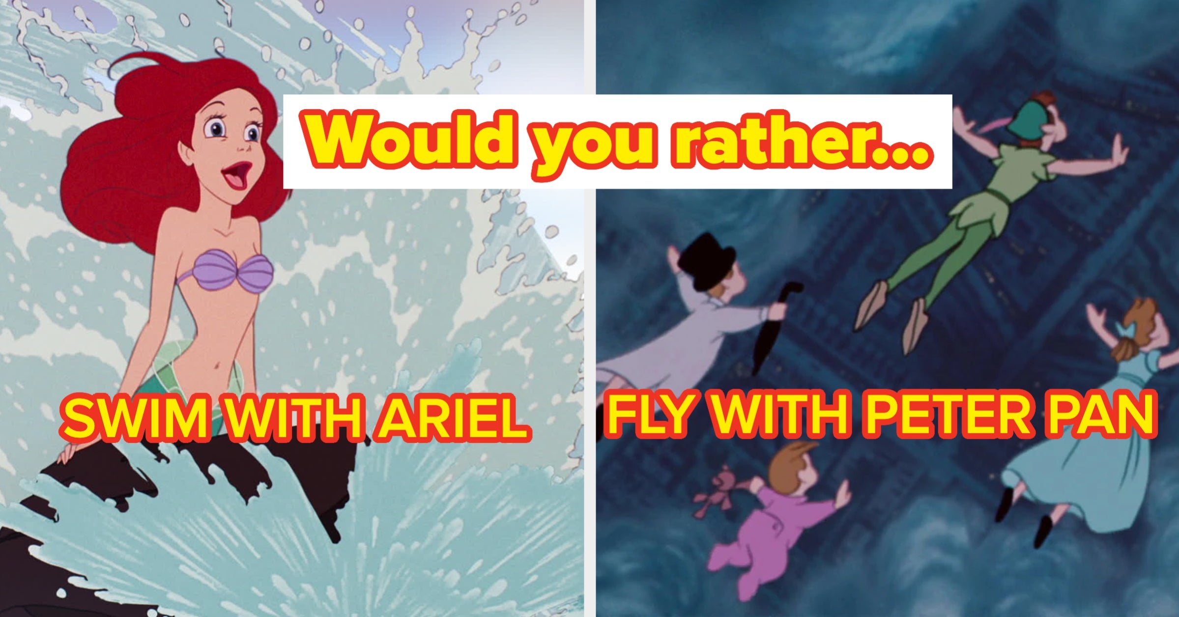 "Would You Rather": Disney Edition