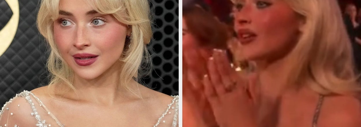 People Are Emotional Over Sabrina Carpenter’s Live Reaction To Not Winning Any Of The Six Grammys That She Was Nominated For Last Night
