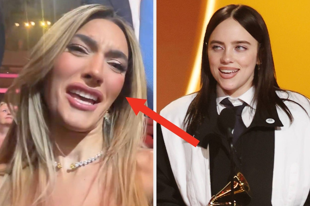 The Internet Is Destroying This MAGA Influencer For Mocking Billie Eilish's "F–CK ICE" Grammys Speech