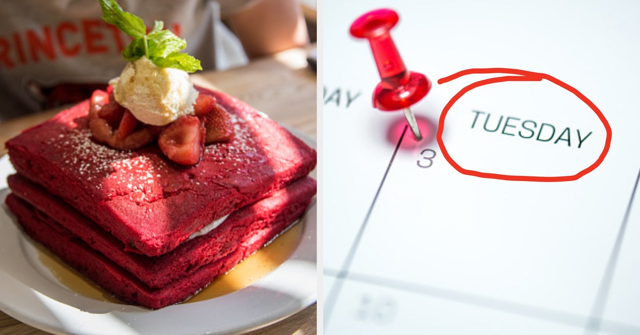 Eat A Red Meal And We Will Guess Which Day Of The Week You Were Born