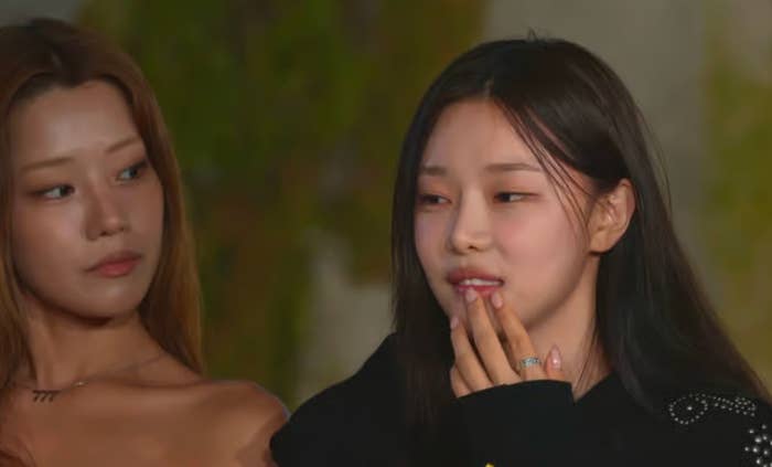 Two radical   sitting together, 1  looking inquisitive, the different   thoughtful with a manus  connected  chin