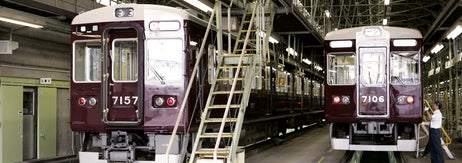 阪急電鉄の車庫（時事）