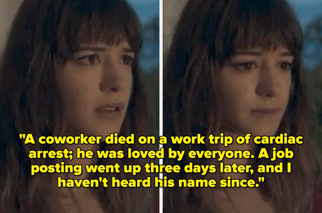 Two images of a woman looking upset with a caption about realizing betrayal from someone who should have been supportive