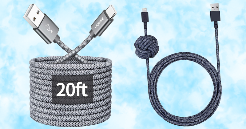 10 Extra-Long Charging Cords That Are Doing The Most