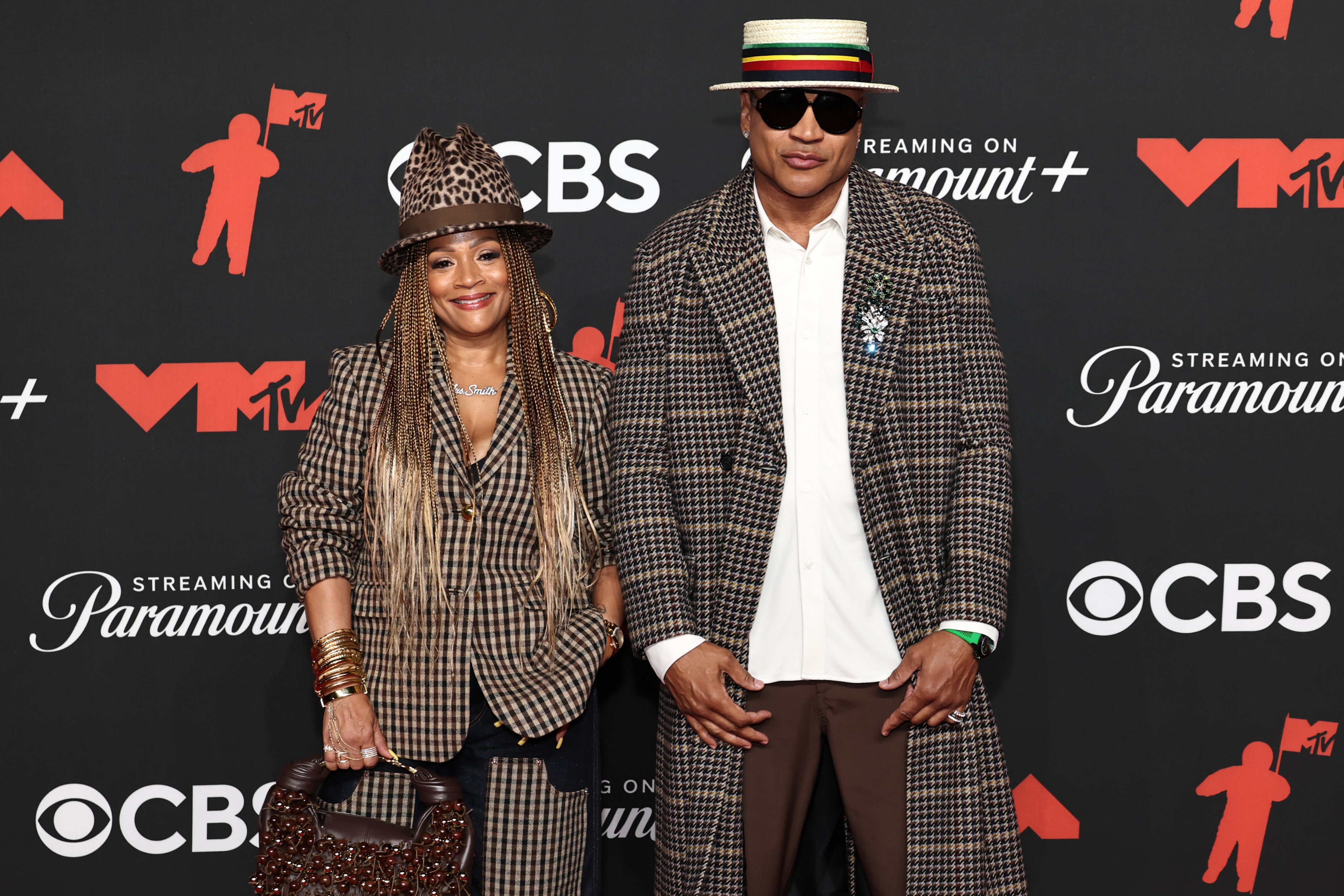 Simone Smith and LL Cool J be  the 2025 MTV Video Music Awards astatine  UBS Arena