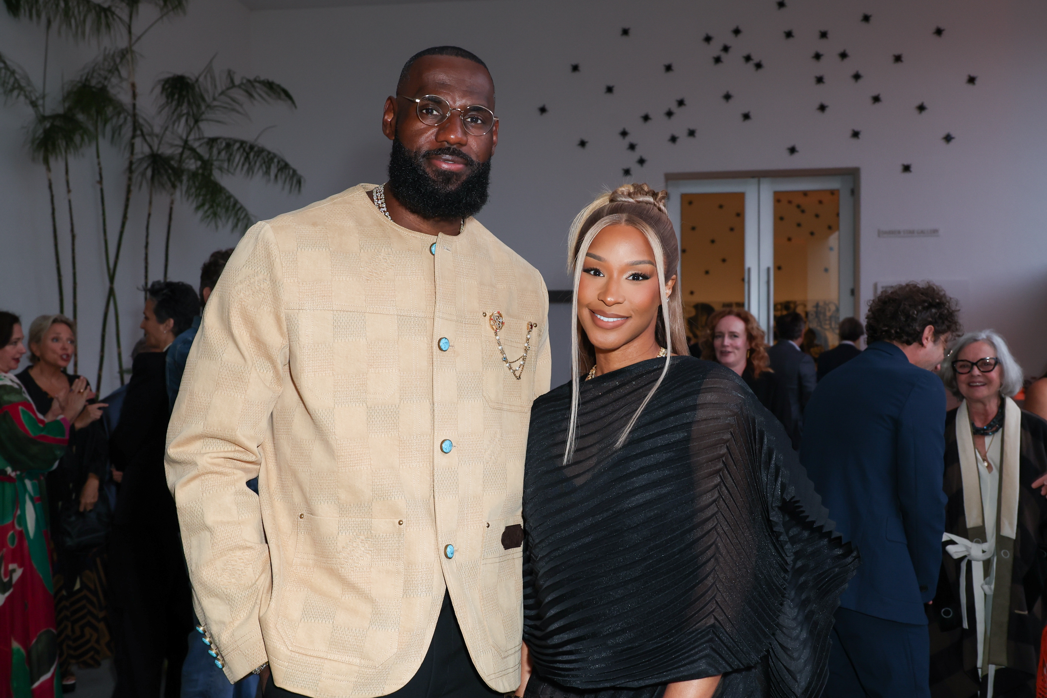 LeBron James, Savannah James astatine  the 20th Annual Hammer Museum Gala