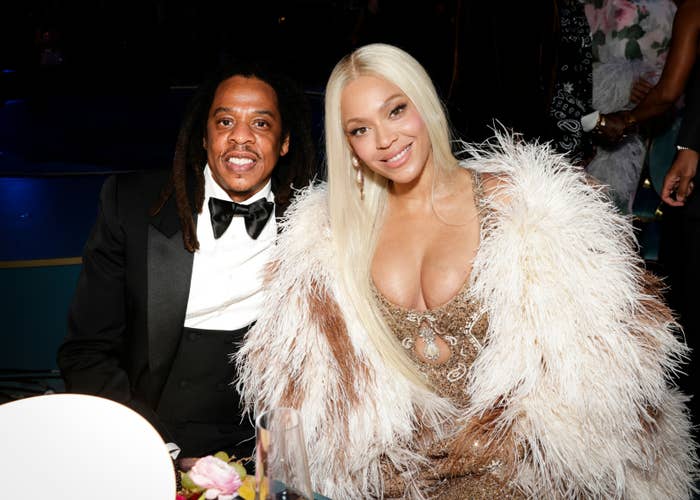 Jay-Z and Beyonce astatine  The 67th Annual Grammy Awards
