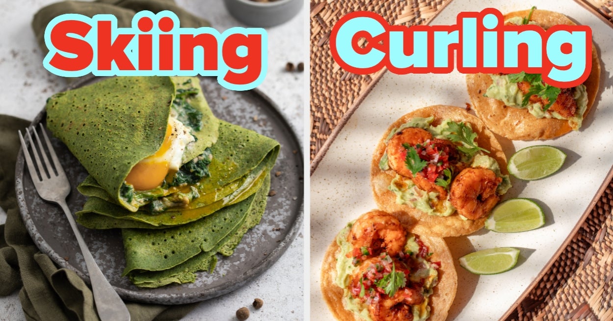 Ready For Milano? Eat A Global Buffet, And I'll Reveal Which Winter Sport Would Take You To The Olympics