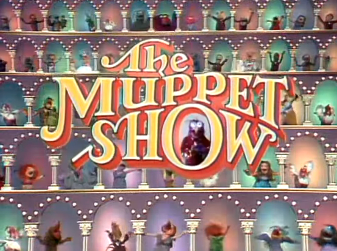 The Muppet Show rubric surface featuring assorted Muppet characters lasting successful theatre boxes