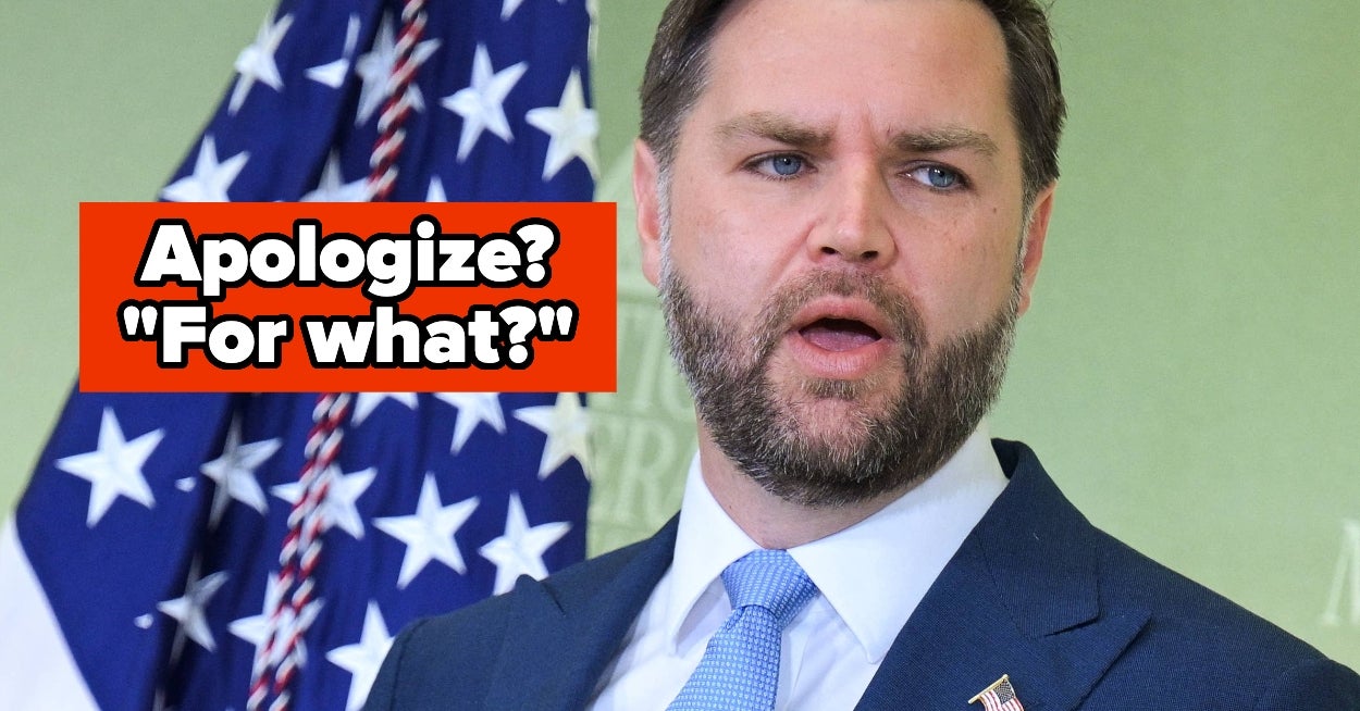 "Doubling Down On Being An ***hole": JD Vance Said He Doesn't Owe Alex Pretti's Family An Apology