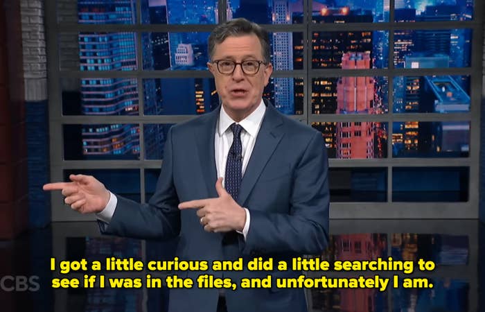 Person successful  a suit   stands connected  a cityscape backdrop set, speaking animatedly and pointing with some  hands