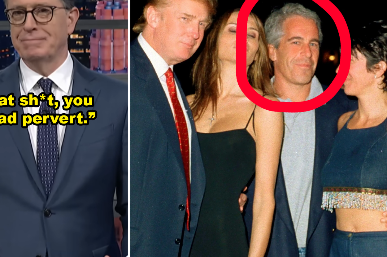 "Eat Sh*t, You Dead Pervert." Stephen Colbert Just Reacted To Being In The Epstein Files, And Holy Crap