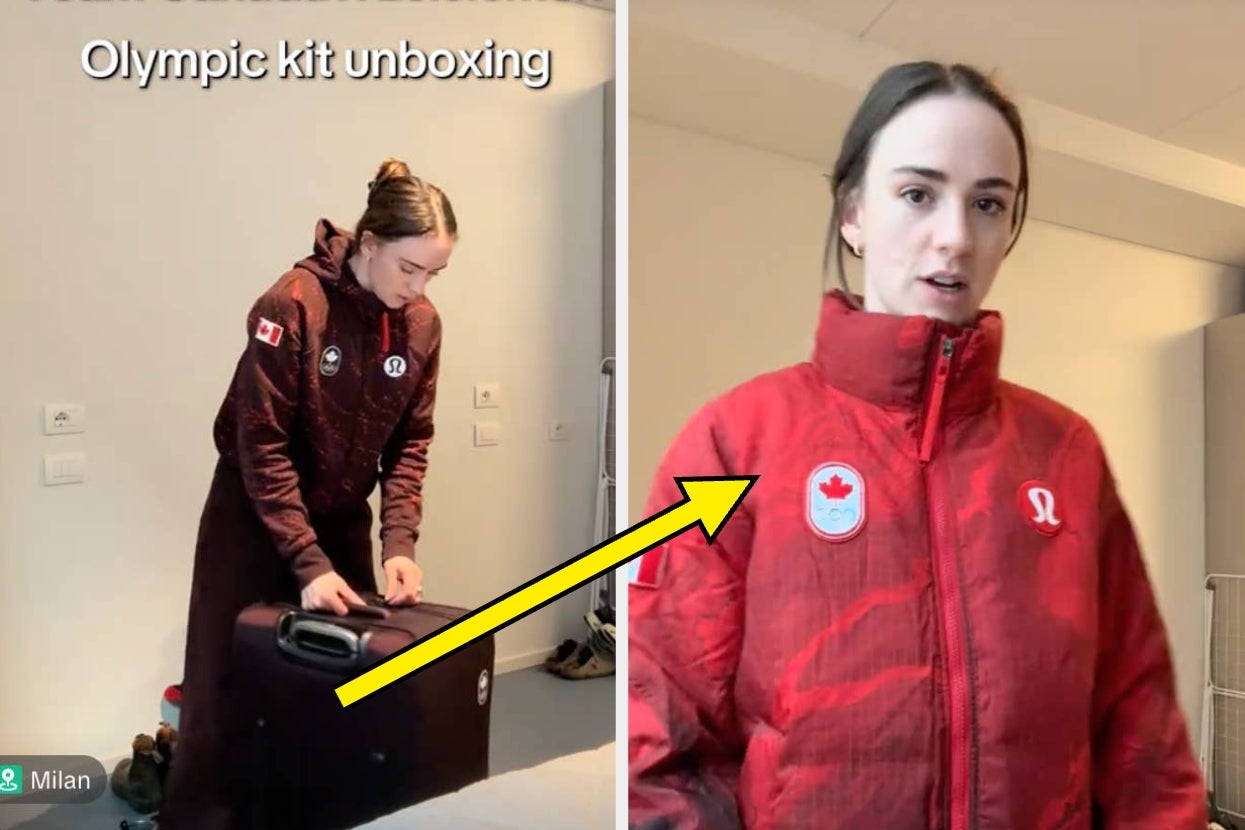 Over 5.2 Million People Jealously Watched This 2026 Olympic Athlete Reveal What's In Team Canada's Swag Bag